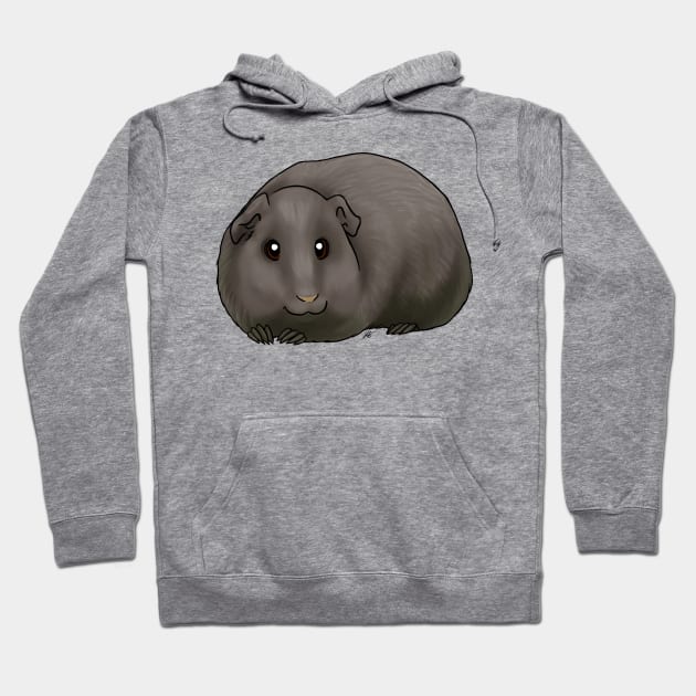 Small Mammal - American Guinea Pig - Black Hoodie by Jen's Dogs Custom Gifts and Designs